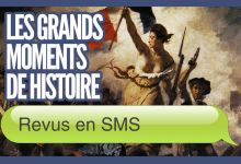 Les grands moments de l'histoire en SMS