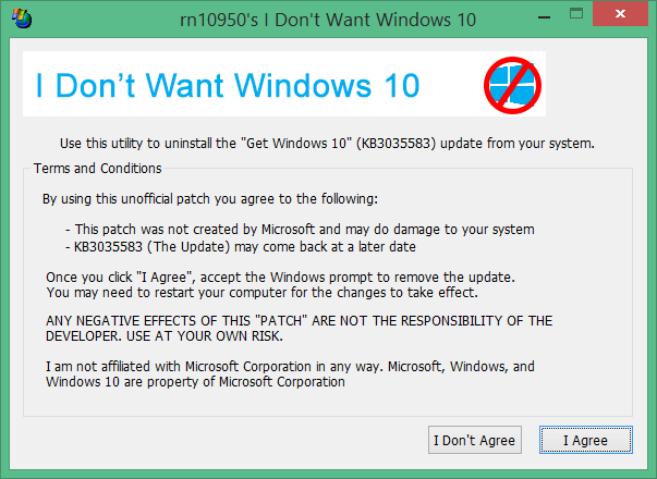 I-Dont-Want-Windows-10-tool