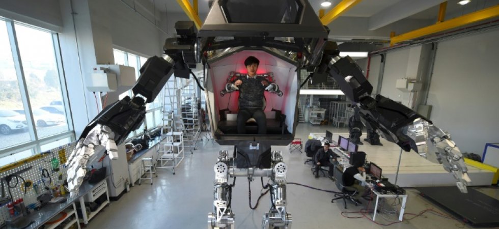 Un robot de 4 mètres de haut crée en Corée du Sud