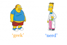 La différence entre un geek et un nerd