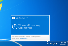 Supprimer la notification pour télécharger Windows 10