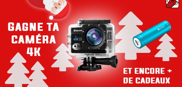 Gagne ta caméra de sport 4K avec le Noël de Geek Mexicain !