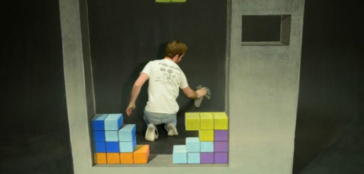 Tetris en stop-motion